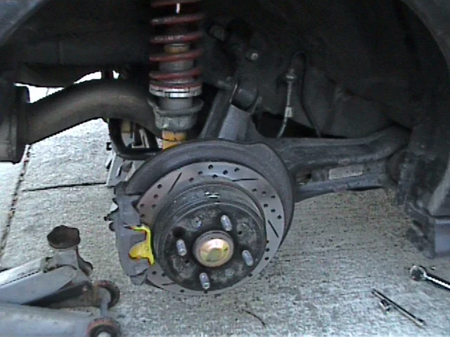 Press the new bushing in to the recorded depth