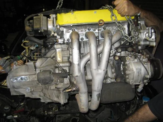 Prepare the donor engine and have the A/C degassed