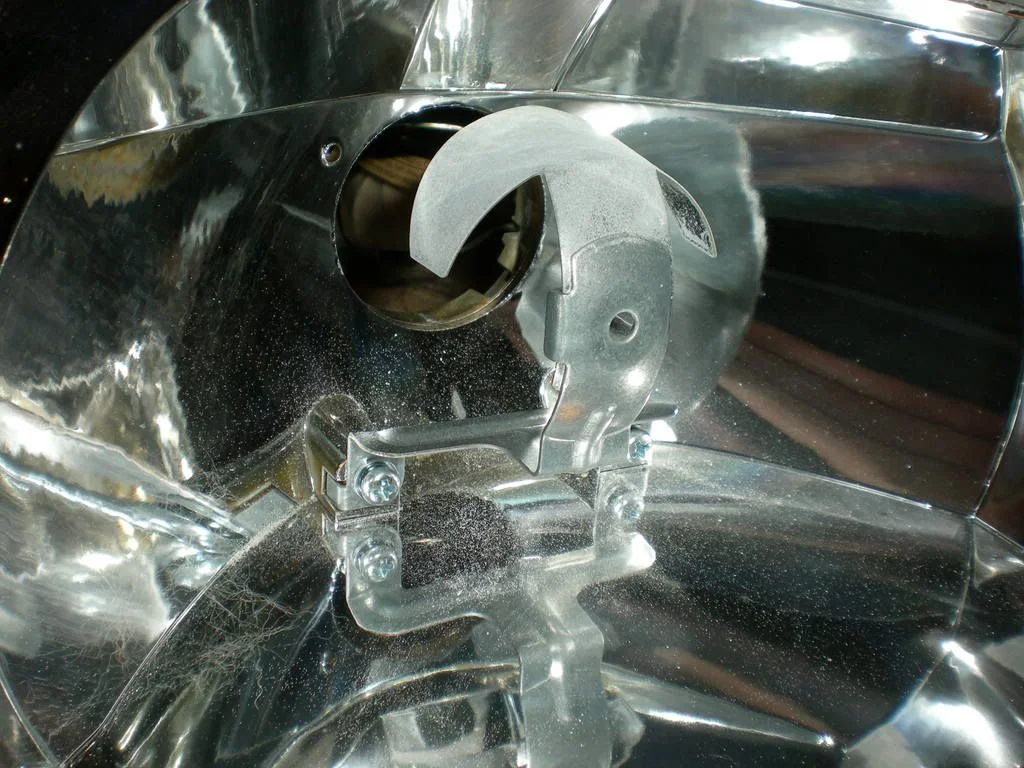 Cut the housing with a rotary tool