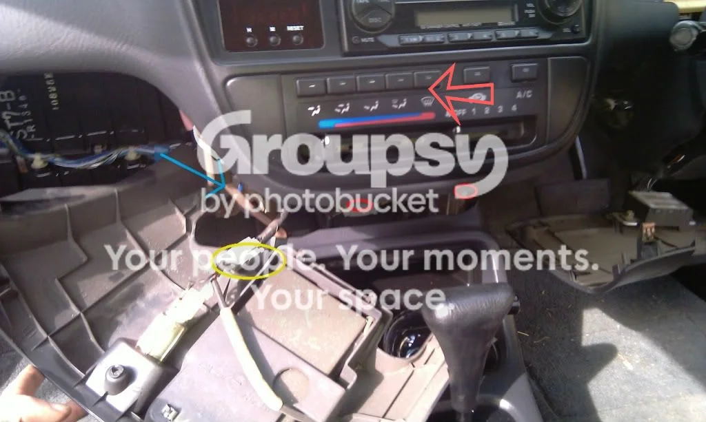 Disassemble the climate control and replace its backlight bulbs