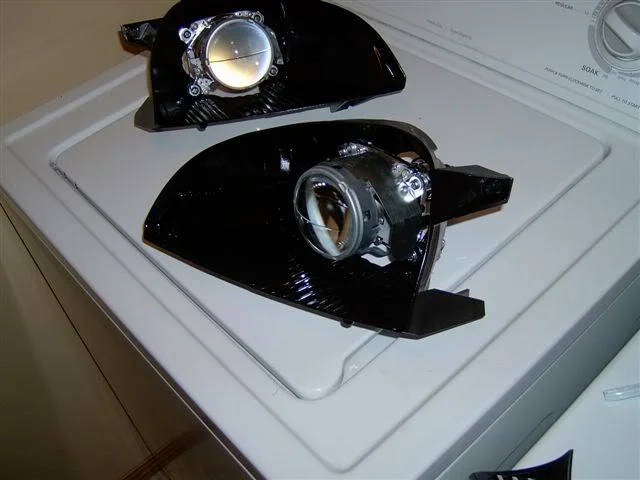 Honda Fit HID Projector Retrofit Using Infiniti FX35 Bi-Xenon Projectors
