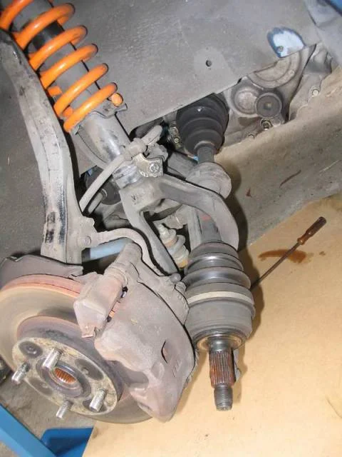 Disconnect the shift linkages
