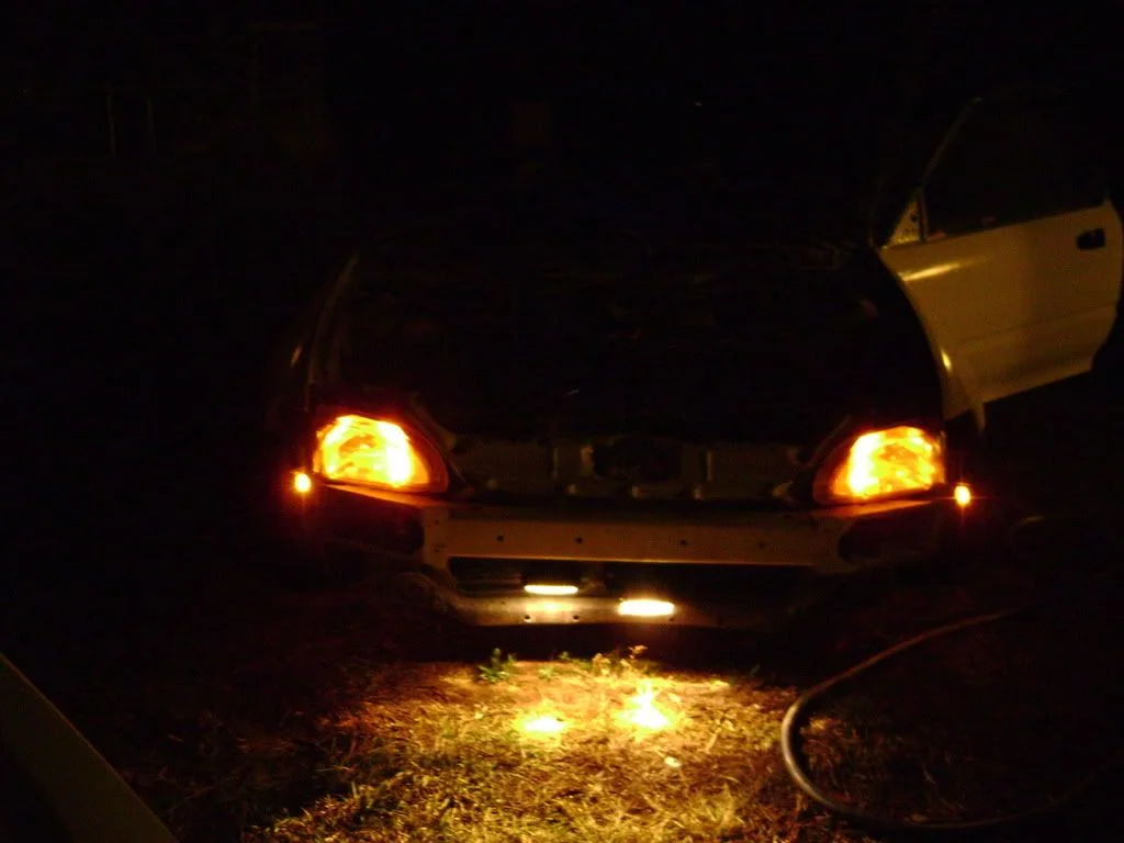 DIY Amber City Lights in Honda Headlight Housings