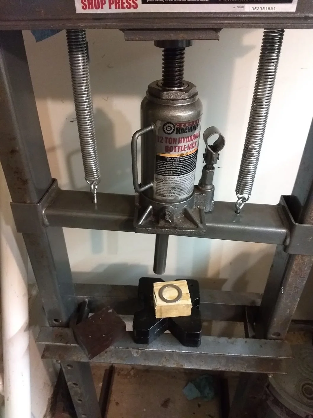 Sanding an Oversized Transmission Shim Down to a Custom Thickness